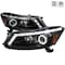 Spec-D Tuning 08-12 Honda Accord Projector Headlight Black Housing 2LHP-ACD084JM-TM - alternate 1